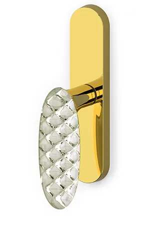 olivari-crystal-royal-maniglia-di-design-in-ottone-e-cristallo image 1