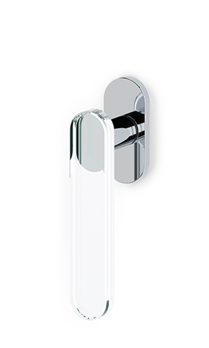 olivari-aqua-maniglia-per-finestra-in-vetro-e-ottone image 1